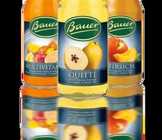 Bauer Fruchtsaft, verschiedene Sorten