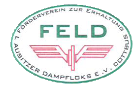 Lausitzer Dampflock Club eV. Logo Rechts