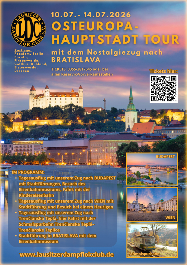 Mehrtagesfahrt – „Osteuropa-Hauptstadt-Tour“