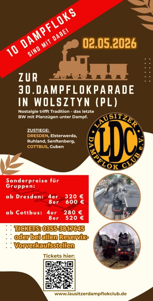„Wojtek“ – Zur 30.Dampflok-Parade in Wolsztyn (PL)