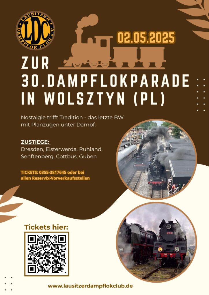 „Wojtek“ – Zur 30.Dampflok-Parade in Wolsztyn (PL)