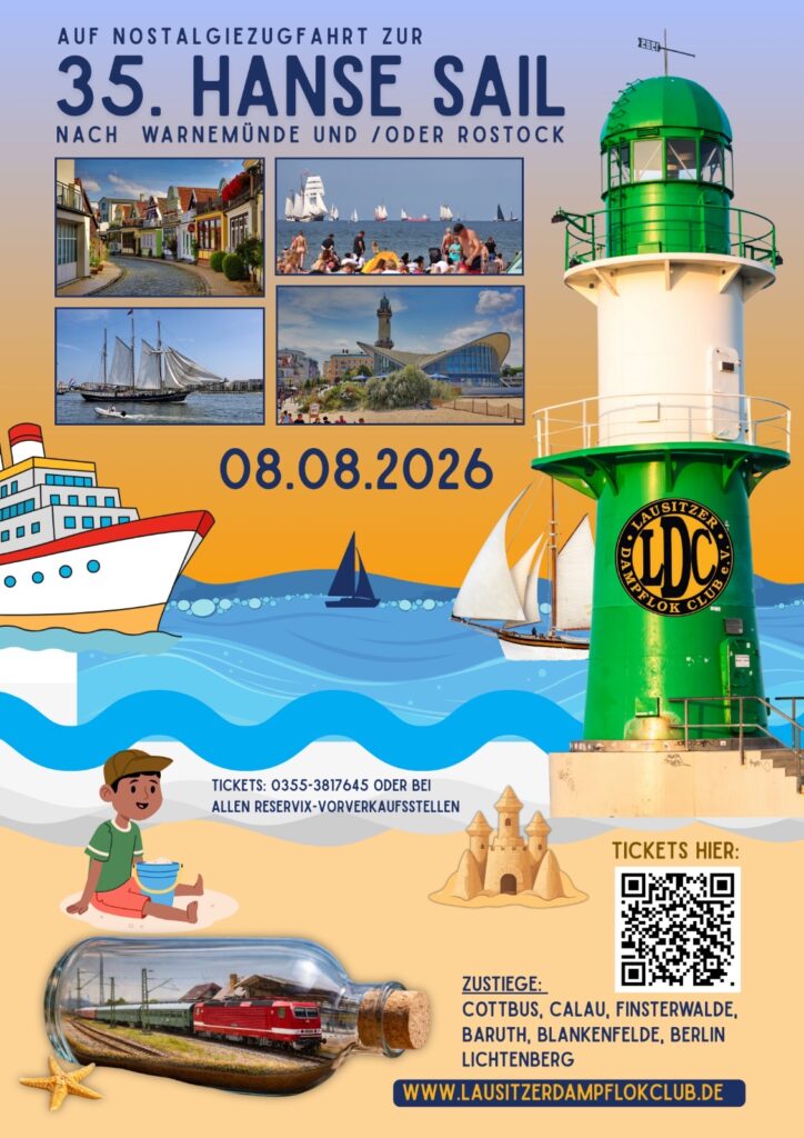 „Neptun-Express“ zur Hanse Sail nach Warnemünde