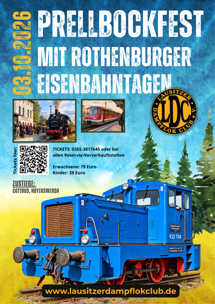 Zum Prellbockfest und den Rothenburger Eisenbahntagen